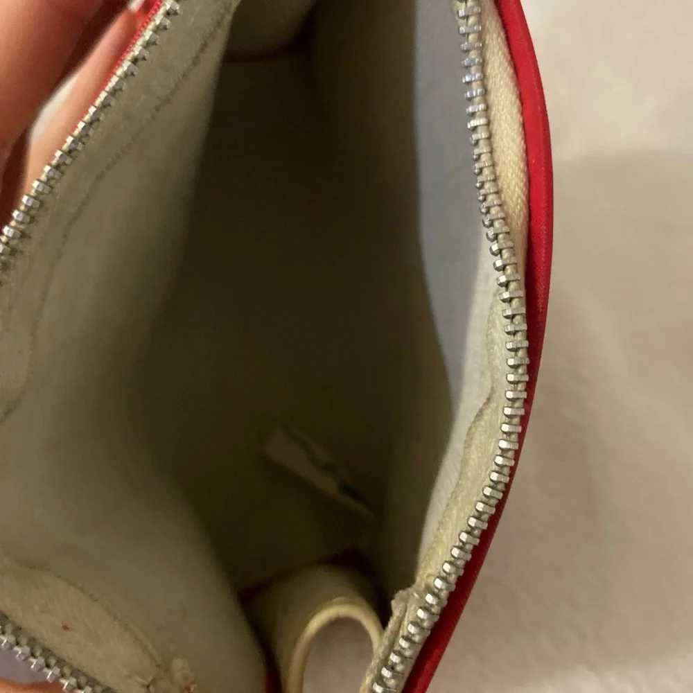 Vintage Mickey Mouse Vinyl Bag 1968 Red with Cream - Walt Disney Productions - Picture 7 of 7